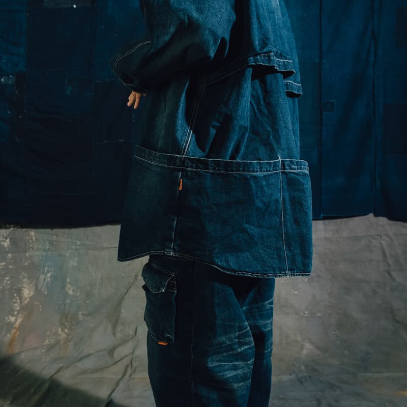 SYNDRO GOOPiMADE Golden Age Capsule collection heritage workwear japanese sashiko indigo dye technical parka coats fall winter 2020 taiwanese brand designer patwork boro