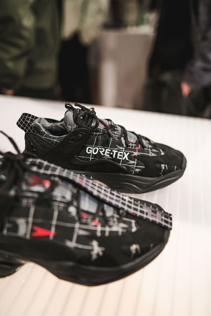 Futura Laboratories GORE-TEX FW20 collaborations fall winter 2020 collection sneakers poncho jacket sneaker showroom exhibition, selected memories functionality