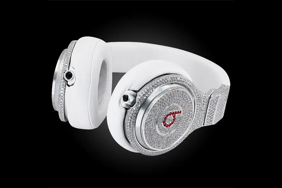 Graff Diamond Ruby Beats Pro Headphones 750K info Buy Price 1stdibs For Sale Release Super Bowl XLVI
