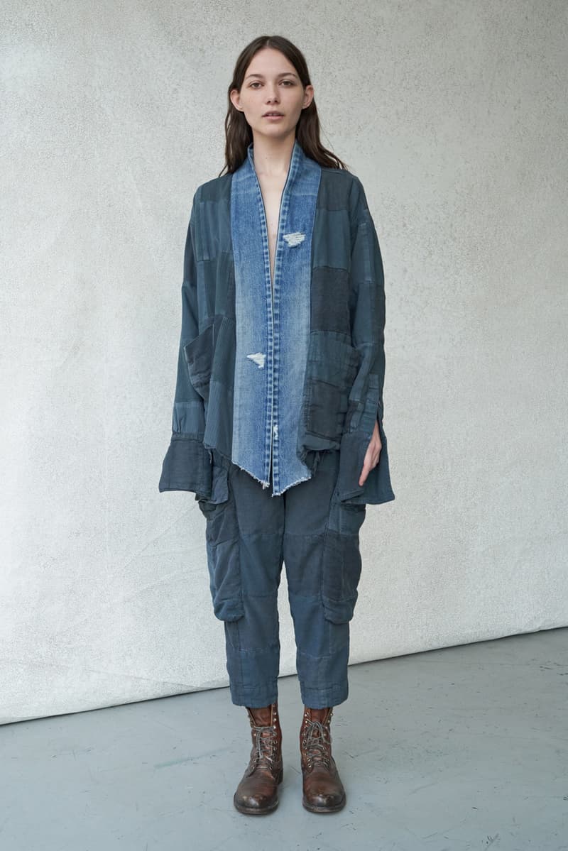 Greg Lauren Fall/Winter 2020 Lookbook Collection SCRAPS SCRAPWORK Jackets Knitwear Trousers Jumpsuits Coats Denim Houndstooth Blankets Tents Shirts Camouflage