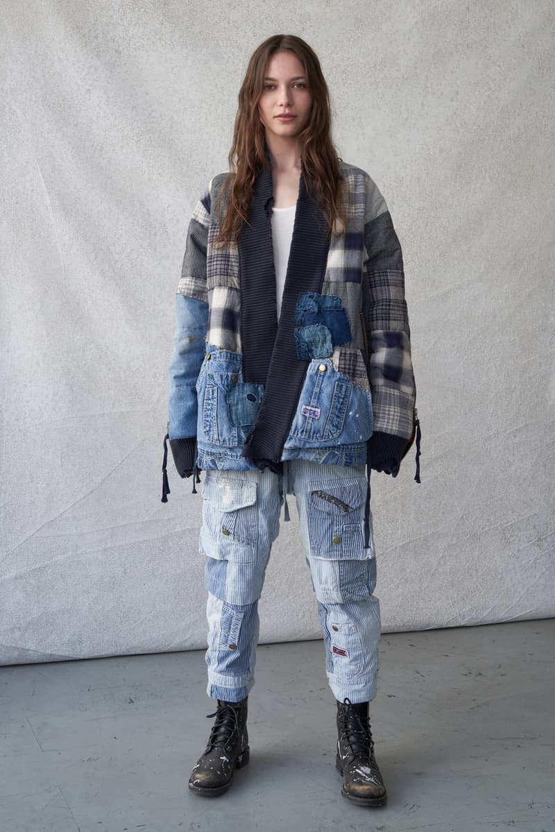 Greg Lauren Fall/Winter 2020 Lookbook Collection SCRAPS SCRAPWORK Jackets Knitwear Trousers Jumpsuits Coats Denim Houndstooth Blankets Tents Shirts Camouflage