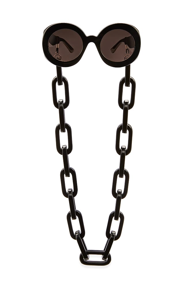 gucci chain link sunglasses