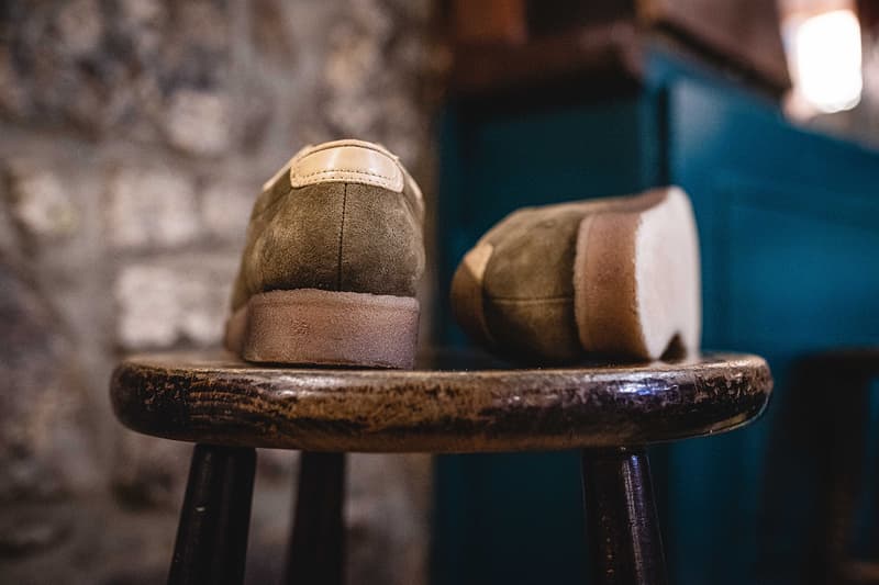 Hanon x Padmore & Barnes P500 Plain Toe Collaboration Release Footwear Silhouette Old School Vintage Traditional Wallabee Lookbooks Kilkenny, Ireland Hand Made Limited Edition