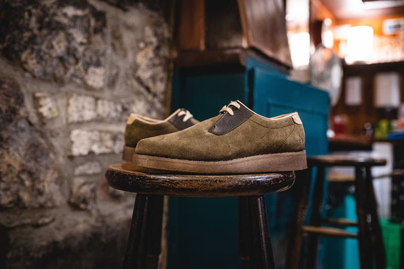 Hanon x Padmore & Barnes P500 Plain Toe Collaboration Release Footwear Silhouette Old School Vintage Traditional Wallabee Lookbooks Kilkenny, Ireland Hand Made Limited Edition