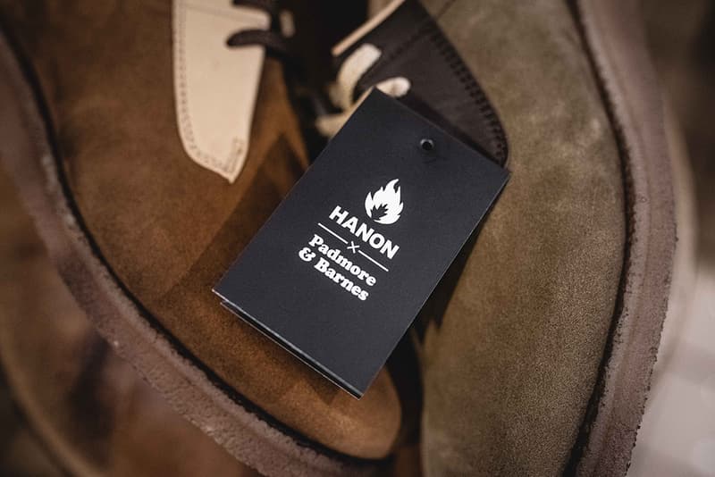 Hanon x Padmore & Barnes P500 Plain Toe Collaboration Release Footwear Silhouette Old School Vintage Traditional Wallabee Lookbooks Kilkenny, Ireland Hand Made Limited Edition