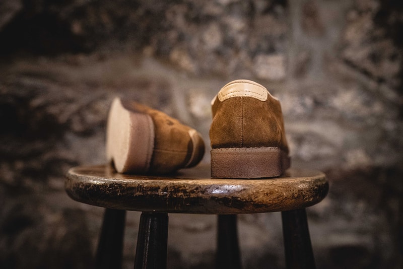 Hanon x Padmore & Barnes P500 Plain Toe Collaboration Release Footwear Silhouette Old School Vintage Traditional Wallabee Lookbooks Kilkenny, Ireland Hand Made Limited Edition