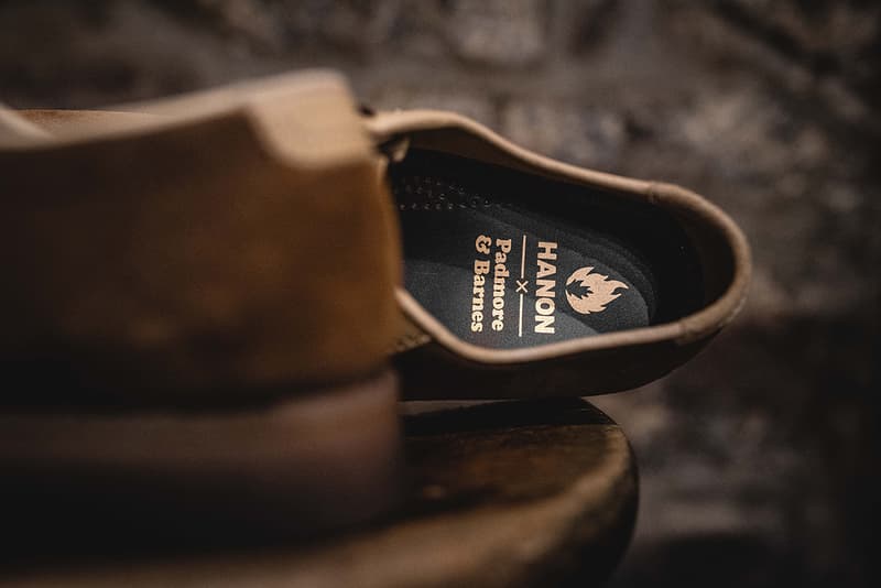 Hanon x Padmore & Barnes P500 Plain Toe Collaboration Release Footwear Silhouette Old School Vintage Traditional Wallabee Lookbooks Kilkenny, Ireland Hand Made Limited Edition