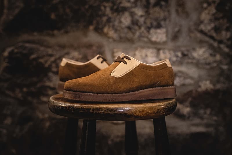 Hanon x Padmore & Barnes P500 Plain Toe Collaboration Release Footwear Silhouette Old School Vintage Traditional Wallabee Lookbooks Kilkenny, Ireland Hand Made Limited Edition