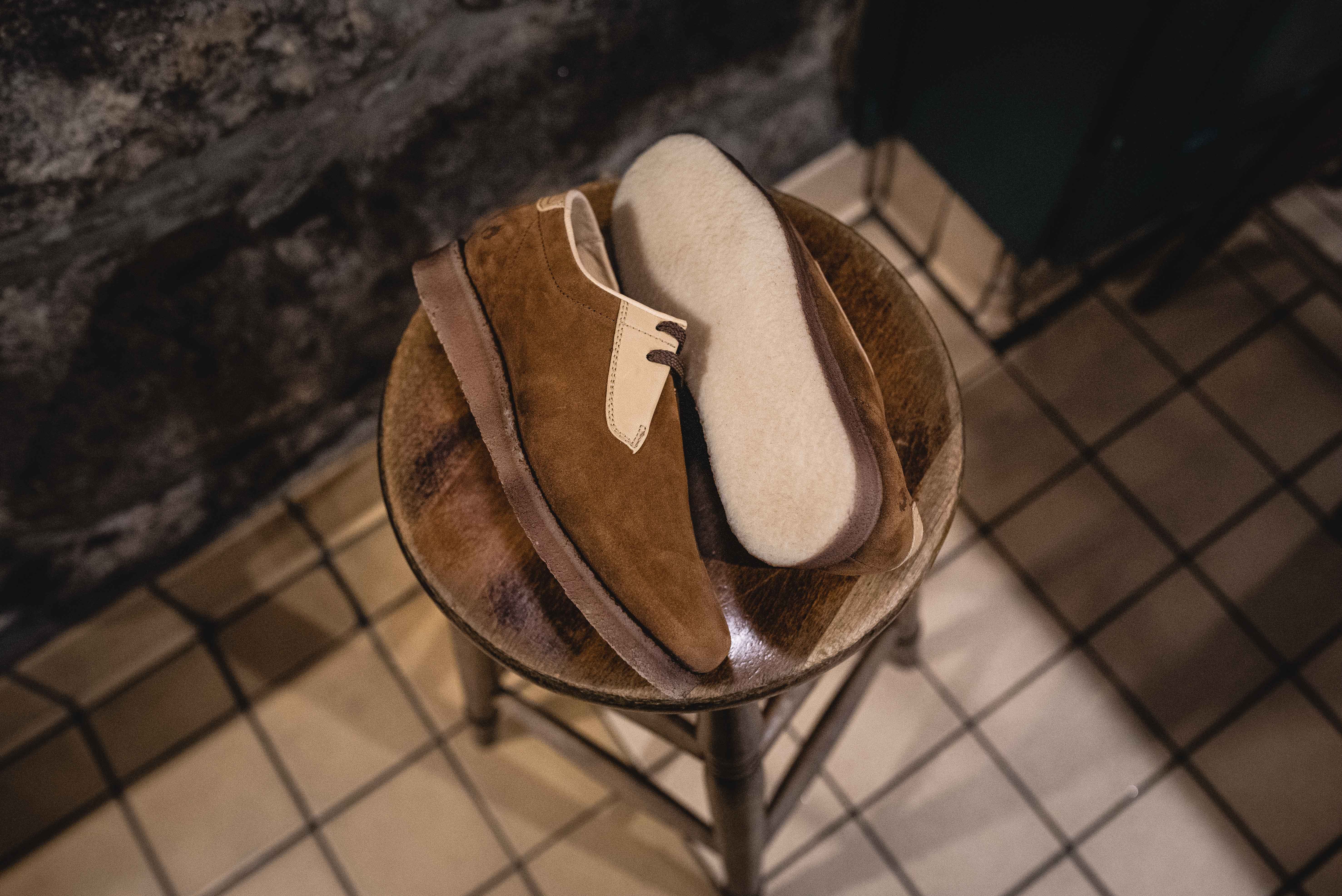 Hanon x Padmore & Barnes P500 Plain Toe Collaboration Release Footwear Silhouette Old School Vintage Traditional Wallabee Lookbooks Kilkenny, Ireland Hand Made Limited Edition