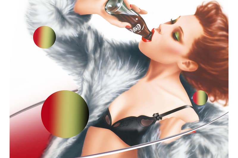 Harumi Yagamuchi & YOSHIROTTEN NANZUKA NANZUKA Gallery "2G" Studio "HARUMI'S WINTER" Paintings Airbrush Women Illustrations PARCO Advertisement