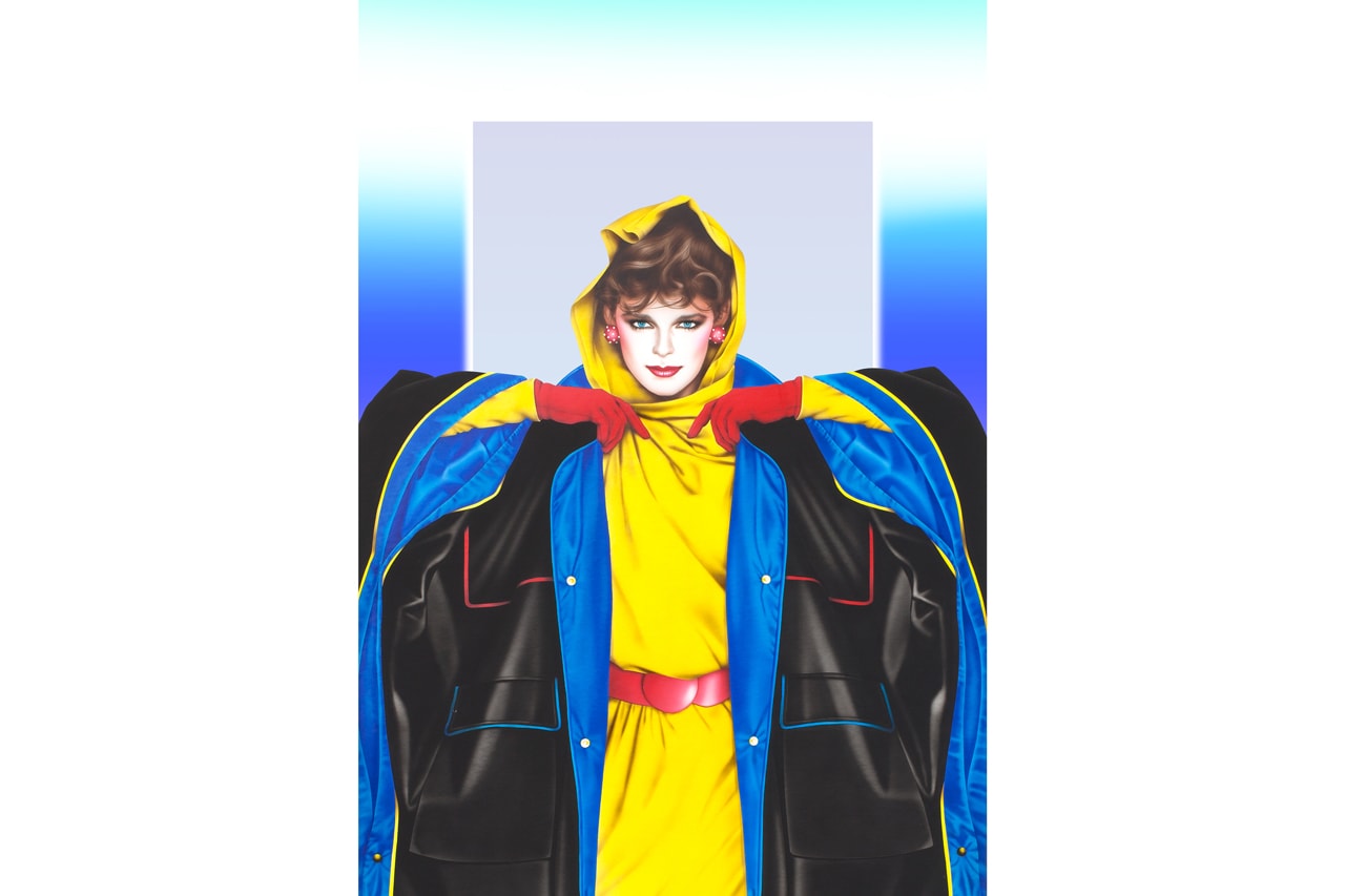 Harumi Yagamuchi & YOSHIROTTEN NANZUKA NANZUKA Gallery "2G" Studio "HARUMI'S WINTER" Paintings Airbrush Women Illustrations PARCO Advertisement