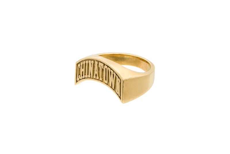 Chinatown Market x Hatton Labs Rings Release Smiley Face accessories brass gold 