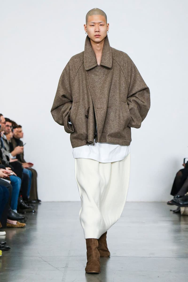 Hed Mayner Fall Winter 2020 Runway Collection presentation paris fashion week menswear fw20 pfw lvmh Prix Karl Lagerfeld