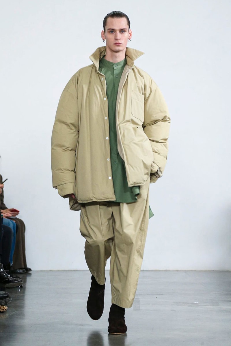 Hed Mayner Fall Winter 2020 Runway Collection presentation paris fashion week menswear fw20 pfw lvmh Prix Karl Lagerfeld