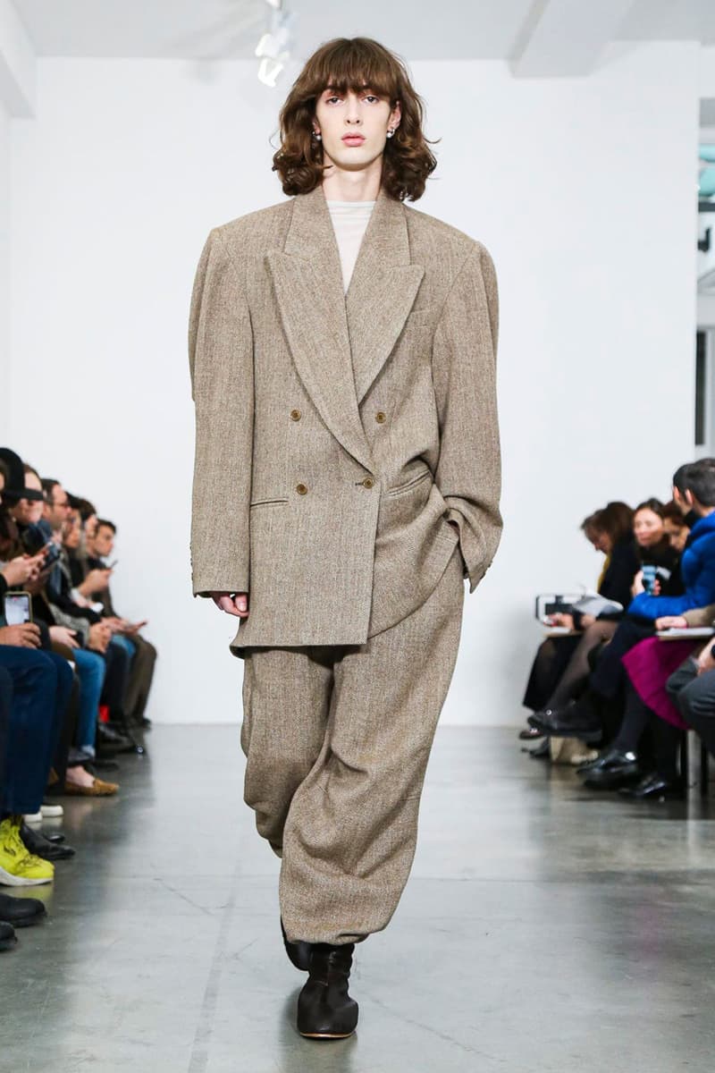 Hed Mayner Fall Winter 2020 Runway Collection presentation paris fashion week menswear fw20 pfw lvmh Prix Karl Lagerfeld