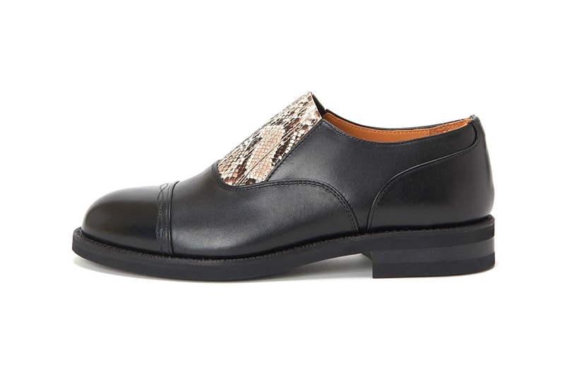 Hender Scheme Python Leather Slip On shoes footwear derbys dress shoes wallet Spring Summer 2020 Sukima Japanese Ryo Kashiwazaki Japanaese Asakusa artisinal leathergoods