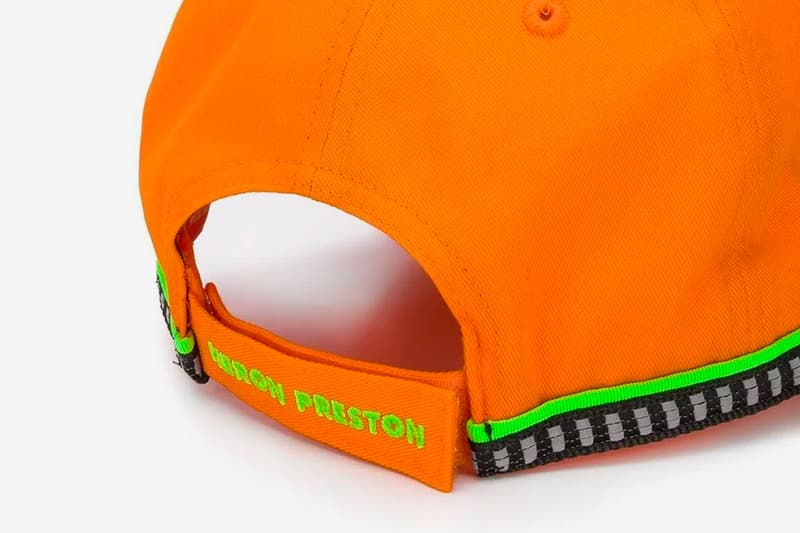Heron Preston СТИЛЬ Reflective Cap Release Info Date Price Buy Black Orange