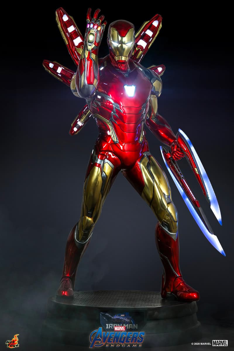 Hot Toys Avengers Endgame Iron Man Mark Lxxxc Life Size Collectible Hypebeast