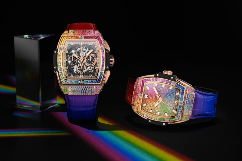 hublot 2020 watch watches collection releases dubai conference classic fusion gold crystal big bang unico integral spirit rainbow gemstones red magic ceramic sang bleu ii one click bracelets