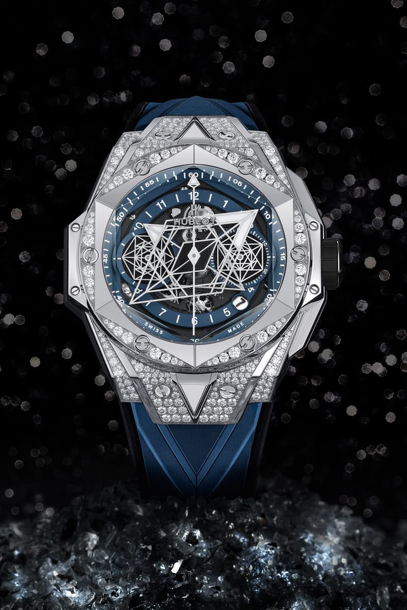 hublot 2020 watch watches collection releases dubai conference classic fusion gold crystal big bang unico integral spirit rainbow gemstones red magic ceramic sang bleu ii one click bracelets