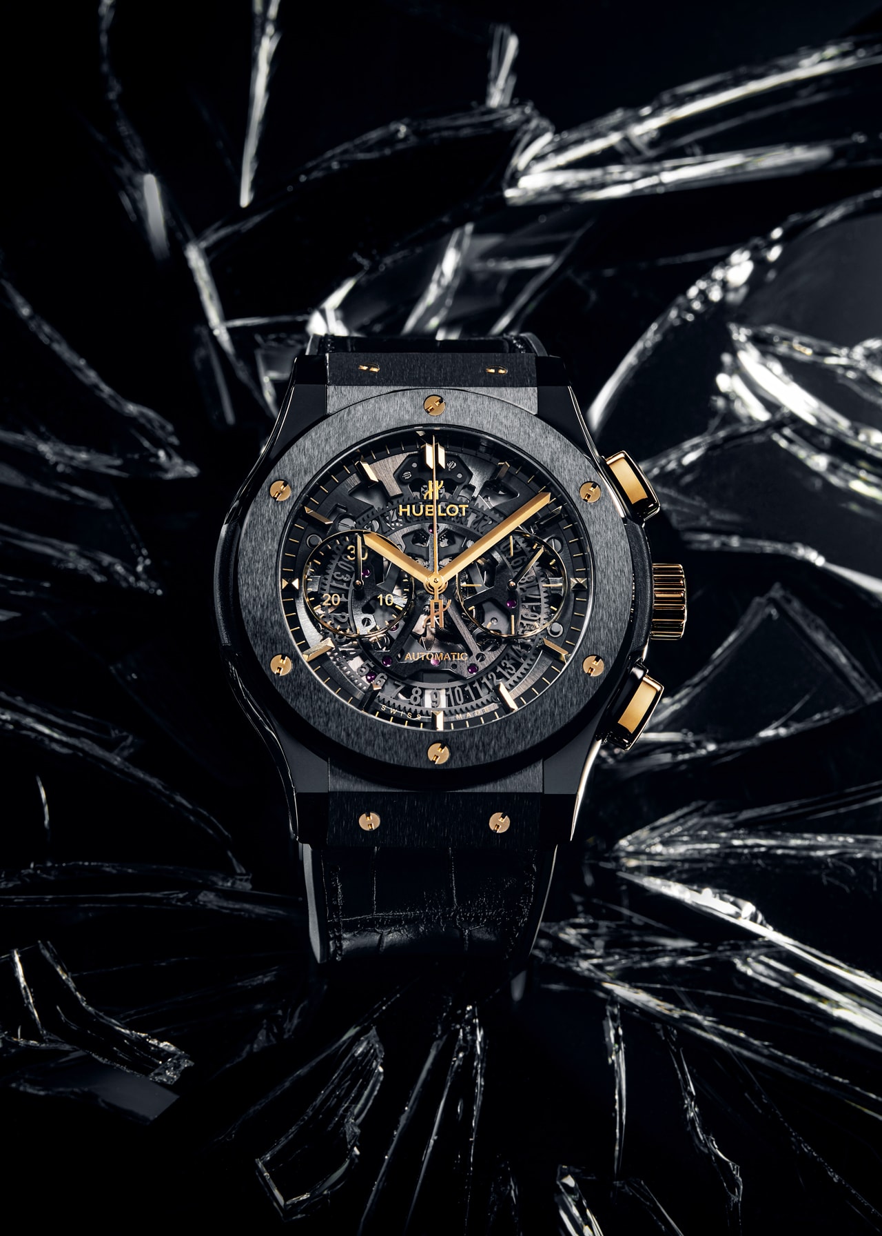 Hublot South East Asia Special Edition Watches Big Bang references (44 mm, 41 mm and 38 mm), the Classic Fusion 45 mm Aerofusion Chronograph Ceramic and the Spirit of Big Bang 42 mm