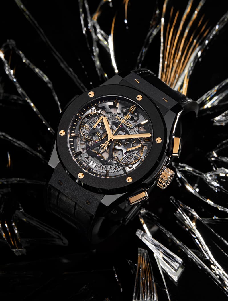 Hublot South East Asia Special Edition Watches Big Bang references (44 mm, 41 mm and 38 mm), the Classic Fusion 45 mm Aerofusion Chronograph Ceramic and the Spirit of Big Bang 42 mm