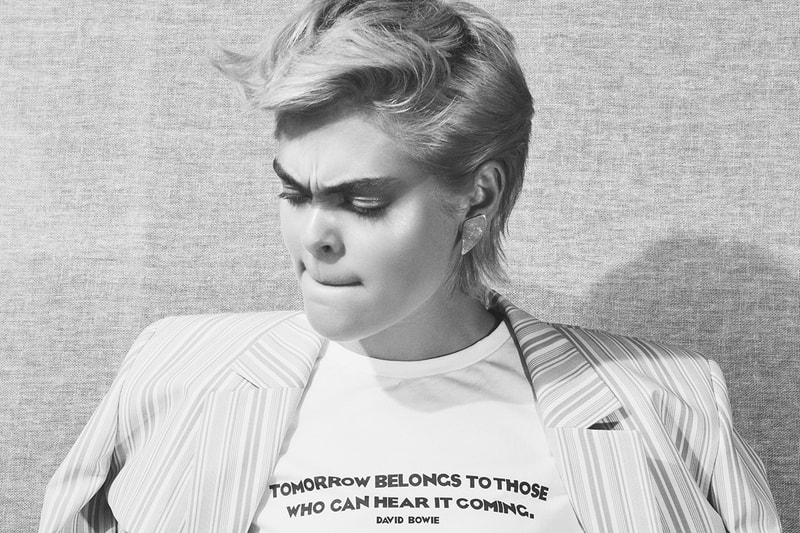 HUGO Releases "HUGO Loves Bowie" Capsule Collection Lookbook Drop Release Information 1977-1979 ‘Berlin Trilogy' ‘Low’ ‘Heroes’ ‘Lodger’ Albums Artwork Birthday Celebration Icon Legacy British Musician Pop Culture 
