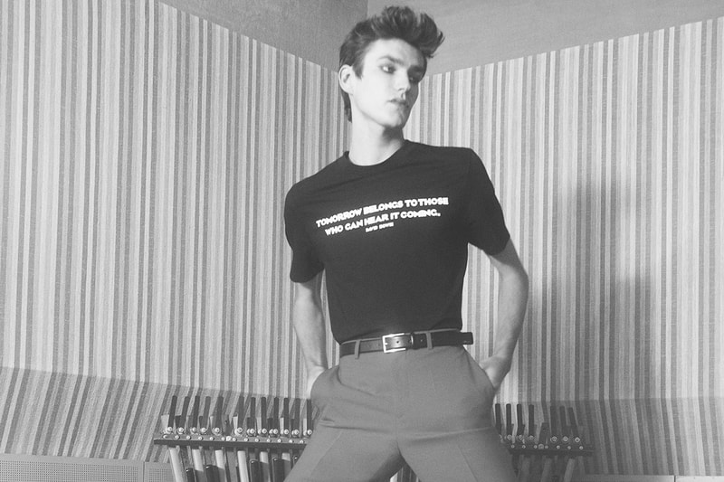 HUGO Releases "HUGO Loves Bowie" Capsule Collection Lookbook Drop Release Information 1977-1979 ‘Berlin Trilogy' ‘Low’ ‘Heroes’ ‘Lodger’ Albums Artwork Birthday Celebration Icon Legacy British Musician Pop Culture 