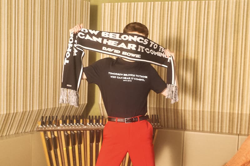 HUGO Releases "HUGO Loves Bowie" Capsule Collection Lookbook Drop Release Information 1977-1979 ‘Berlin Trilogy' ‘Low’ ‘Heroes’ ‘Lodger’ Albums Artwork Birthday Celebration Icon Legacy British Musician Pop Culture