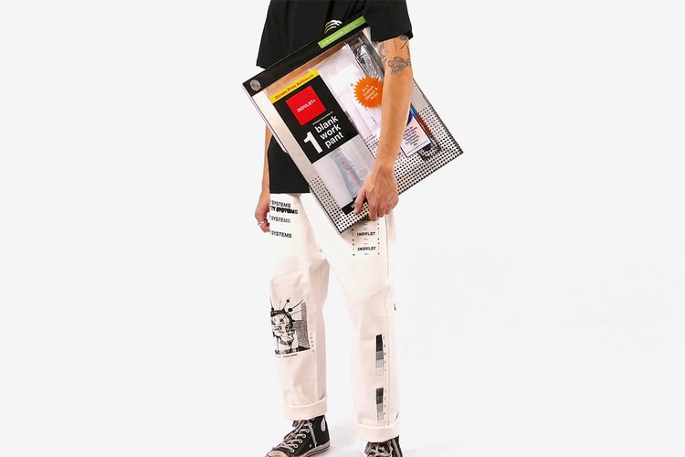 Try Your Hand at Screen Printing With INDVLST LAB's Vol. 3 Chino Work Pant Screen Print Kit
