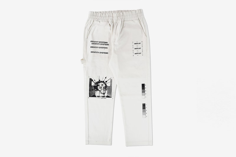 INDVLST Lab Screen Print Kit Volume 3 Release Chino Work Pant Automated Print Program White