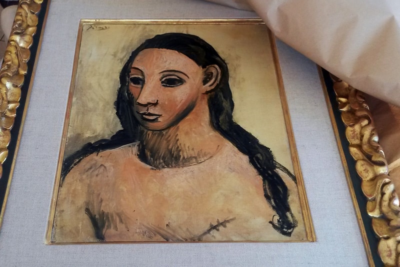 jaime botin picasso painting smuggler head of a young woman 
