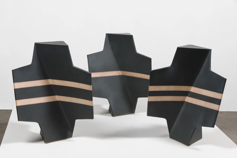 john mason gagosian gallery new york ceramics sculpture artist exhibition geometric force