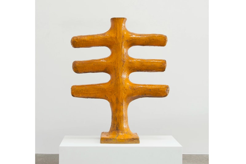 john mason gagosian gallery new york ceramics sculpture artist exhibition geometric force