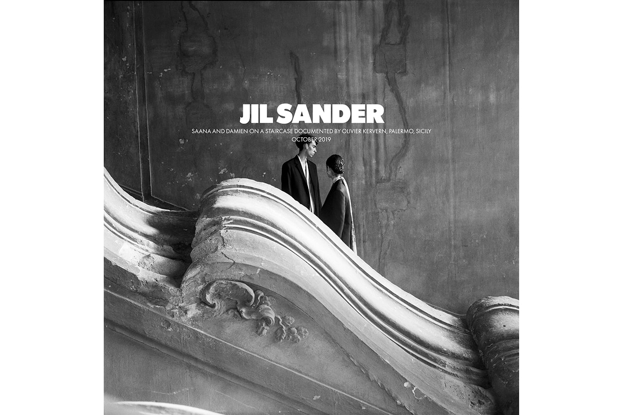 Jil Sander Spring/Summer 2020 Advertising Campaign Olivier Kervern Photography Lucie and Luke Meier Sicily Palermo Mediterranean Island Collection SS20 Lookbook Images