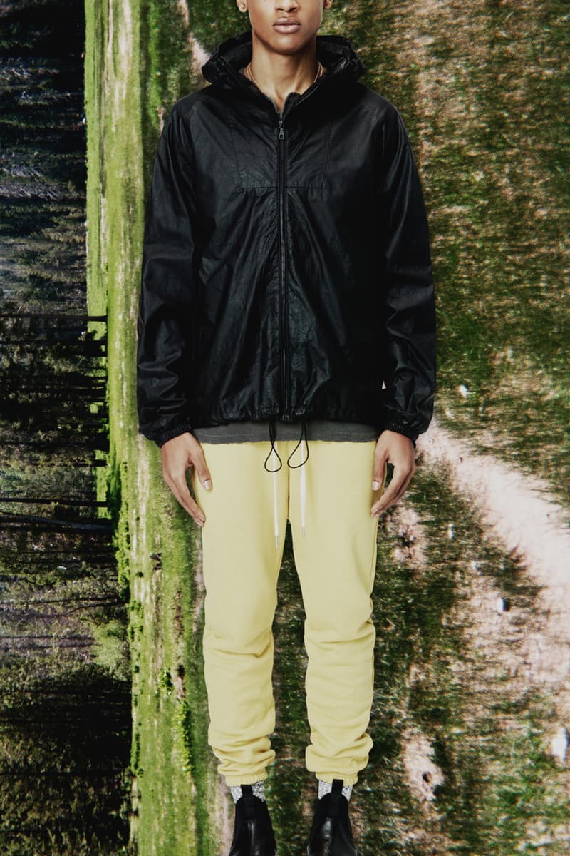 John Elliott Fall/Winter 2020 Lookbook Collection Jackets Coats Vests Trousers Shorts Shirts Hoodies Knitwear Leather Denim Butterflies Trout Indigo Shibori