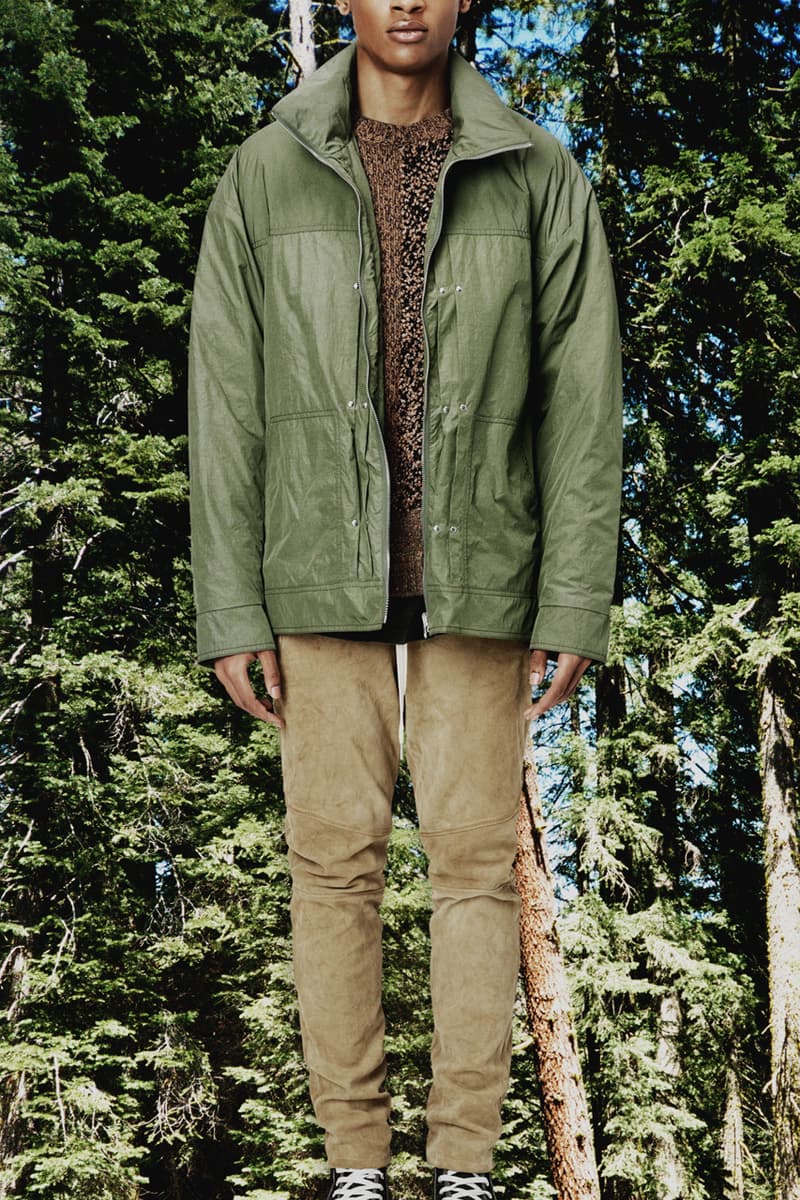 John Elliott Fall/Winter 2020 Lookbook Collection Jackets Coats Vests Trousers Shorts Shirts Hoodies Knitwear Leather Denim Butterflies Trout Indigo Shibori