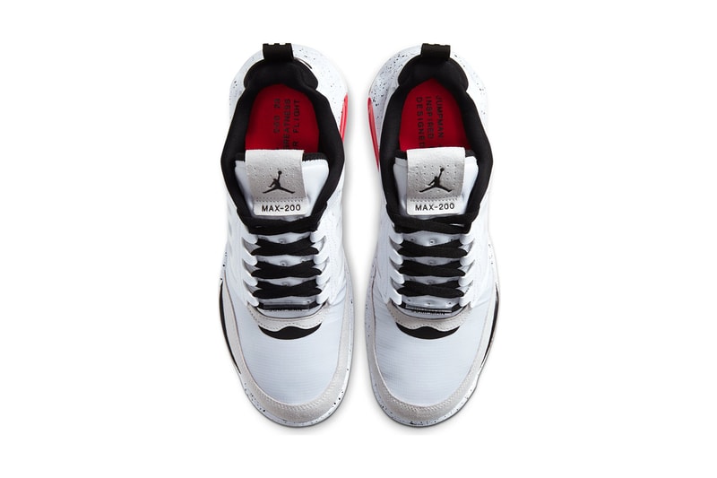 Jordan Air Max 200 "White/Black/Challenge Red" nike sneakers footwear