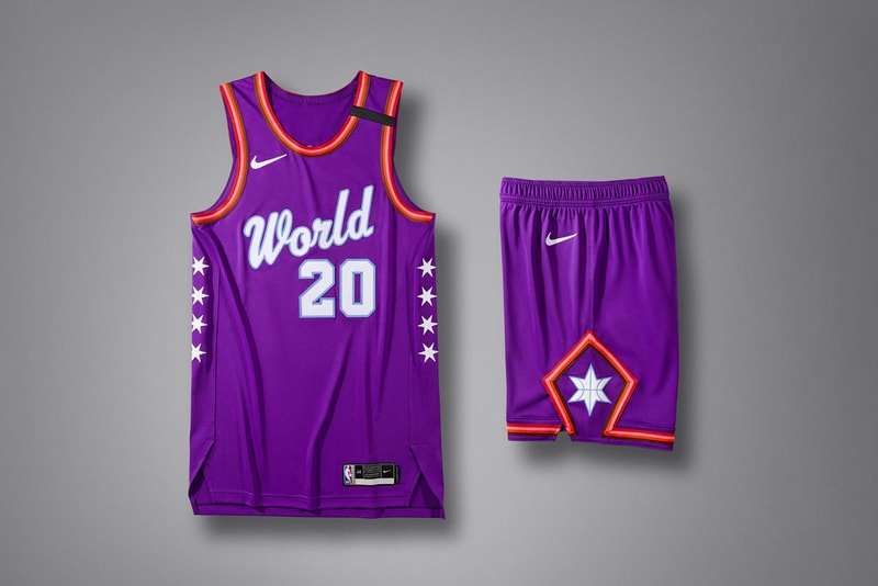 jordan brand nike nba all star 2020 uniforms chicago transit inspiration basketball on court game uniform