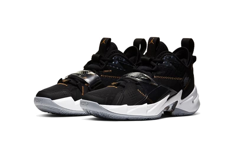 jordan why not zer0 3 the family black metallic gold white Cd3003 001 release date info photos price