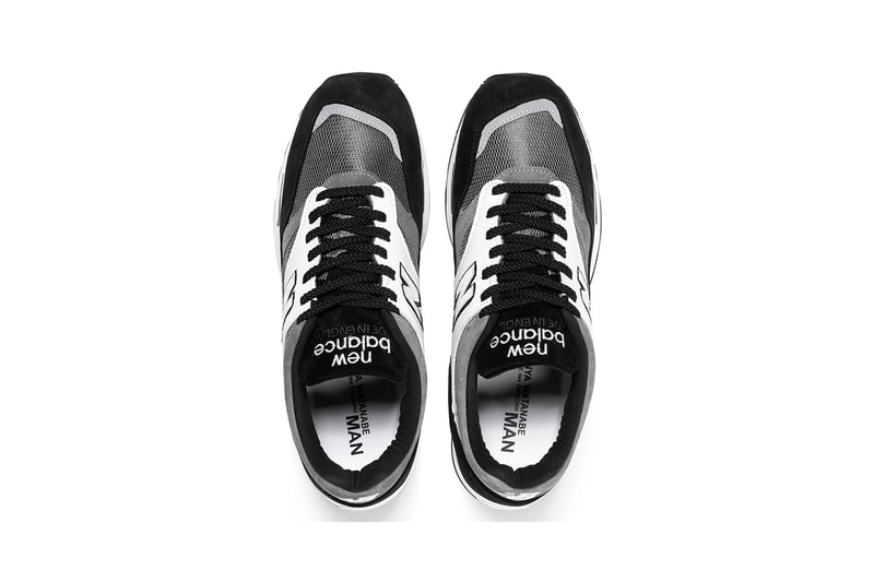 junya watanabe man new balance m1500 haven black white grey suede leather mesh buy cop purchase pre order release information first look collaboration