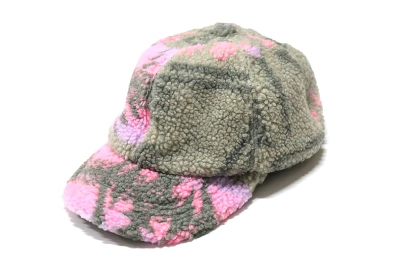 KAPITAL Multi Colored Bore Fleece Caps wool woolen hats six panel five panel baseball kiro hirata japanese veil ball fall winter 2019 collection vintage leather gray pink blue yellow