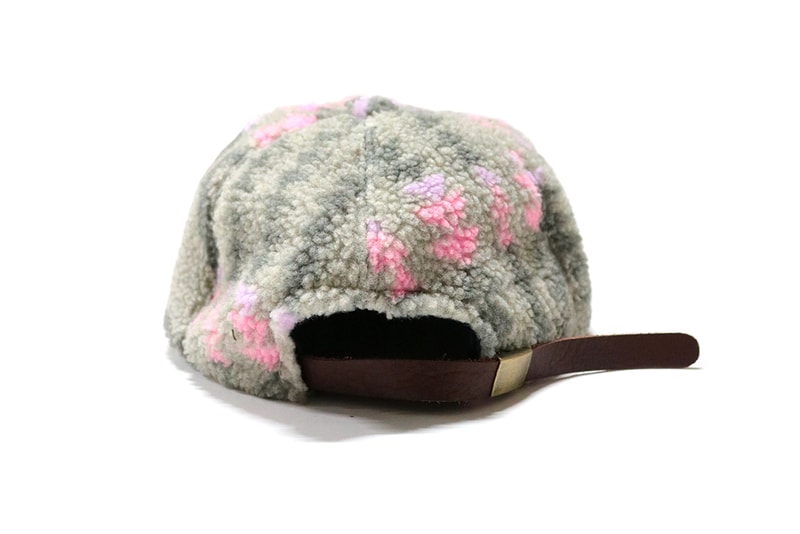 KAPITAL Multi Colored Bore Fleece Caps wool woolen hats six panel five panel baseball kiro hirata japanese veil ball fall winter 2019 collection vintage leather gray pink blue yellow