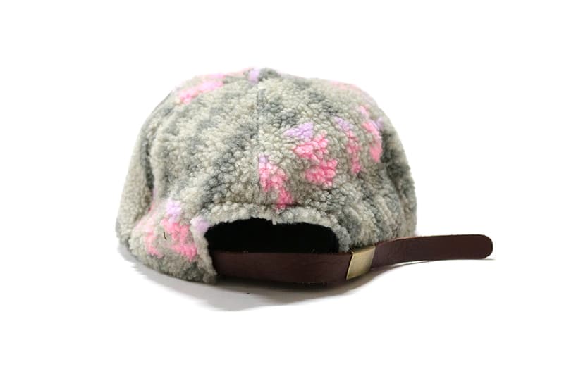 KAPITAL Multi Colored Bore Fleece Caps wool woolen hats six panel five panel baseball kiro hirata japanese veil ball fall winter 2019 collection vintage leather gray pink blue yellow