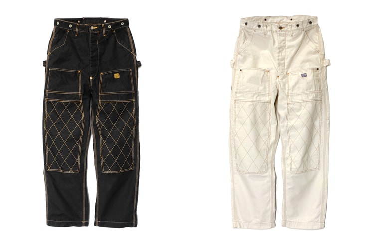 KAPITAL Drops Stitch-Heavy Canvas Lumber Pants
