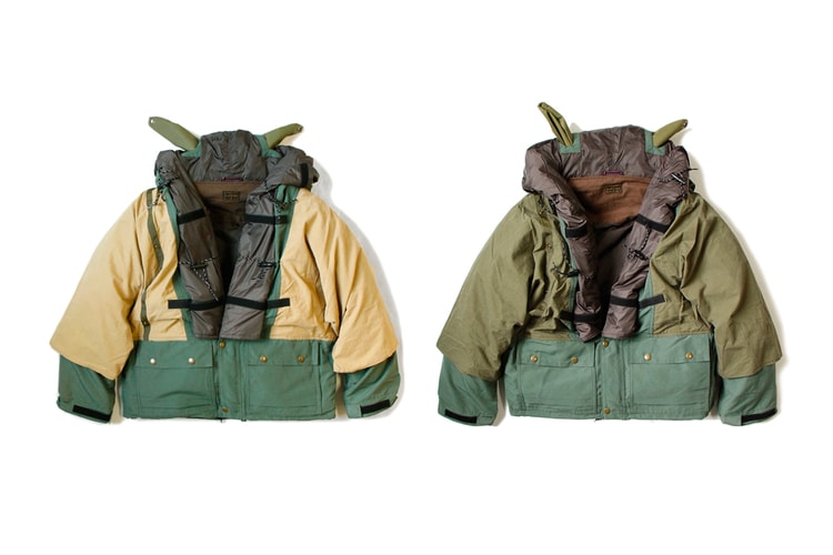 KAPITAL Revamps Modular 60/40 Cross KAMAKURA Anorak