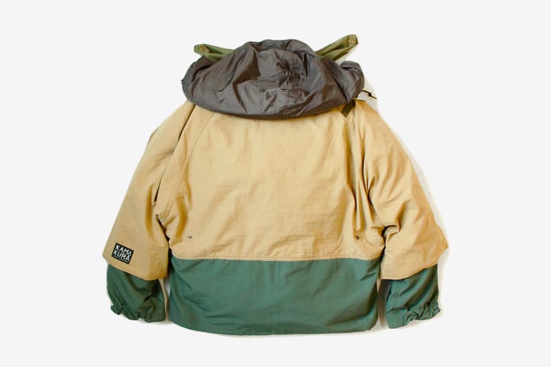 KAPITAL Modular 60 40 Cross KAMAKURA Anorak kiro hirata biker made in japan designer coats jackets fall winter 2020 military outdoor beige khaki olive haori technical functional kountry