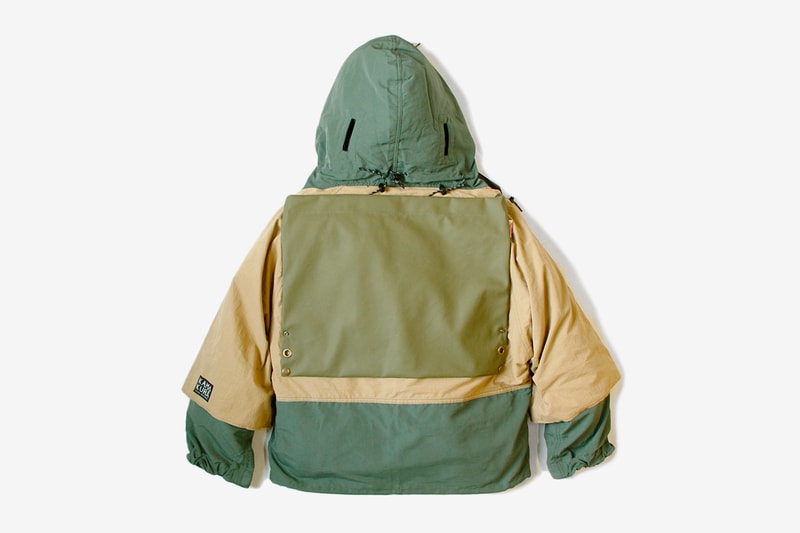 KAPITAL Modular 60 40 Cross KAMAKURA Anorak kiro hirata biker made in japan designer coats jackets fall winter 2020 military outdoor beige khaki olive haori technical functional kountry