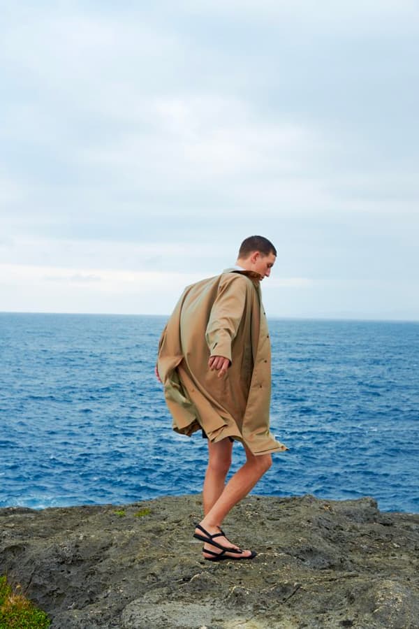 KAPTAIN SUNSHINE Spring Summer 2020 collection Lookbook japanese minimal understated traditional pattern plaid checker double breasted blazer mac coat jackets vest gore tex