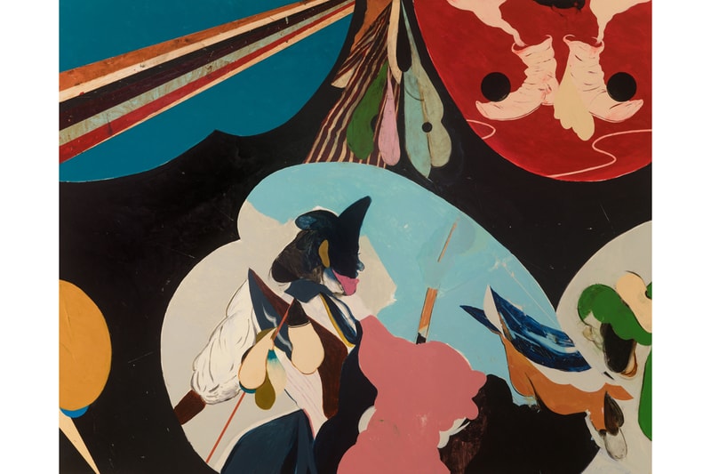 Kenichi Hoshine Hollis Taggart Gallery Solo Exhibition "Kenichi Hoshine: The Magician and The Thief" Paintings Wood Panels 